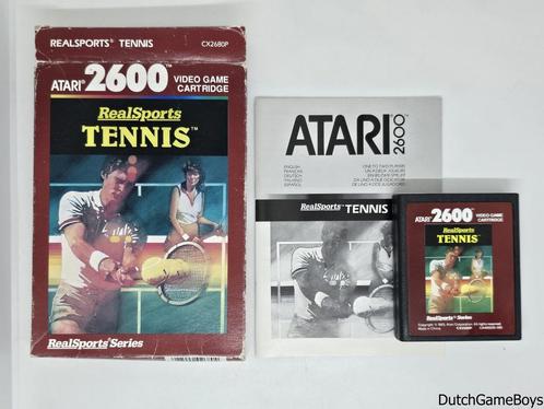 Atari 2600 - Realsports Tennis, Games en Spelcomputers, Spelcomputers | Atari, Gebruikt, Verzenden