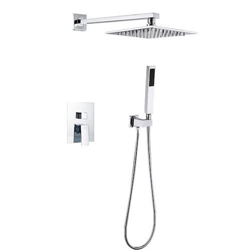 SALE - Vik - Chroom - Doucheset inbouw -, Doe-het-zelf en Bouw, Sanitair, Nieuw, Ophalen of Verzenden