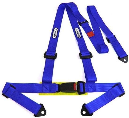Sportgordel 3 punts blauw - T-Racing, Auto-onderdelen, Interieur en Bekleding, Nieuw, Ophalen of Verzenden
