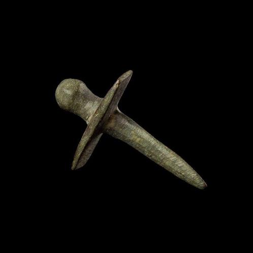 Oud-Romeins Brons Legionair Gladius Amulet, zeldzaam type, Antiek en Kunst, Antiek | Overige Antiek