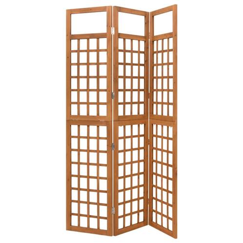 vidaXL Kamerscherm/trellis met 3 panelen 121x180,5 cm, Huis en Inrichting, Woonaccessoires | Overige, Nieuw, Verzenden