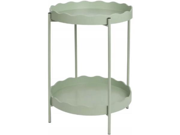 Veiling - Ronde Bijzettafel – Groen – 40,5 x 40,5 x 54 c, Huis en Inrichting, Tafels | Bijzettafels