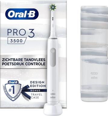 Elektrische Tandenborstel - Wit Oral-B Pro 3 3500 -