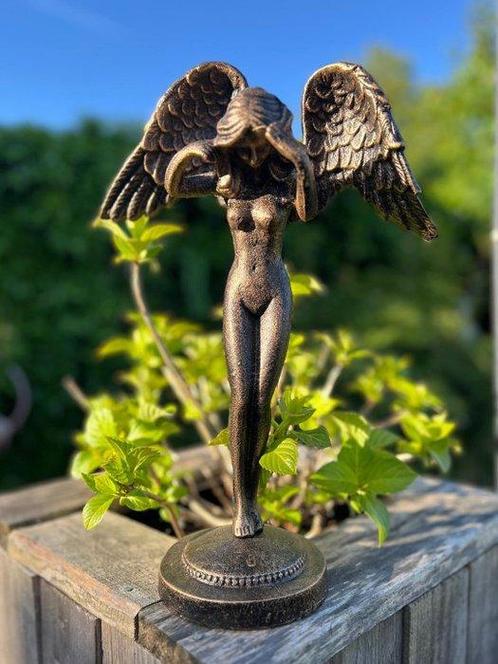 Ornement décoratif - Europe - Statue dAnge en Fonte, Antiek en Kunst, Curiosa en Brocante