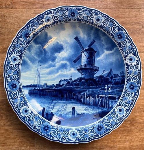De Porceleyne Fles, Delft nach Van Ruisdael - Assiette -, Antiquités & Art, Antiquités | Verre & Cristal