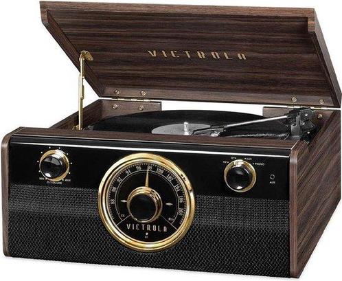 SHOWMODEL VICTROLA Muziek Center Muziek Center Vinyl-Radi..., Audio, Tv en Foto, Platenspelers, Nieuw, Verzenden