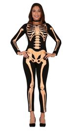 Skelet Halloween Kostuum Dames Jumpsuit, Hobby en Vrije tijd, Nieuw, Verzenden
