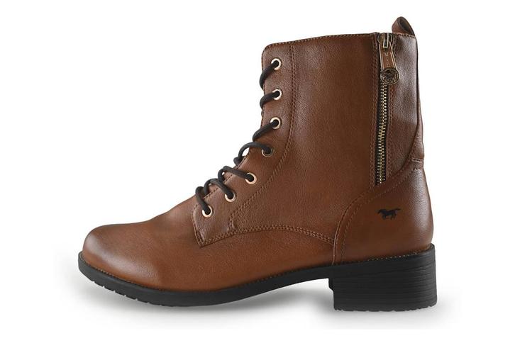 Mustang Veterboots in maat 45 Bruin, Kleding | Dames, Schoenen, Bruin, Zo goed als nieuw, Overige typen, Verzenden
