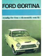 1964 FORD CONSUL CORTINA BROCHURE ZWEEDS, Nieuw