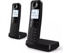Philips Draadloze Telefoon D2752B/12 - DECT - 2 Handsets -, Telecommunicatie, Verzenden, Nieuw