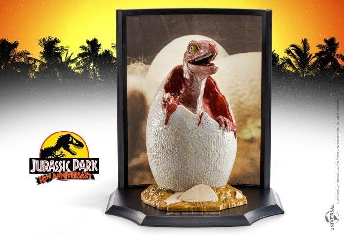 Jurassic Park Toyllectible Treasure Statue Raptor Egg Life F, Collections, Cinéma & Télévision, Enlèvement ou Envoi