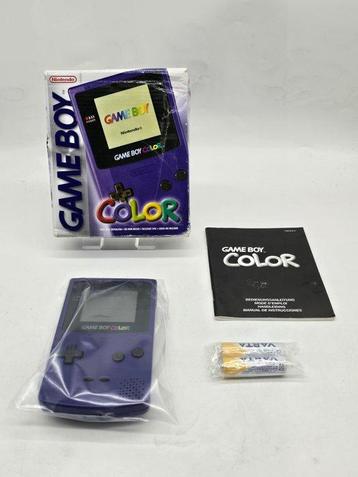 Nintendo - Gameboy Color - Purple Grape - GBC - PAL Release