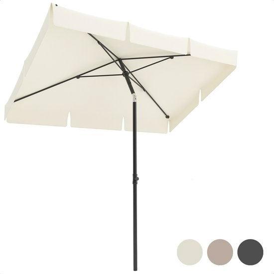 2dekans | LifeGoods Parasol - Incl. Hoes - 30° Kantelbaar -, Tuin en Terras, Parasols, Ophalen of Verzenden