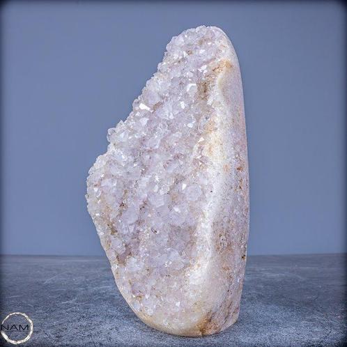 Quartz améthyste rose naturel Géode- 879.99 g, Verzamelen, Mineralen en Fossielen