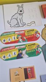 Tintin - 14 Tintin lot de cartonnés divers promotionnels et, Nieuw
