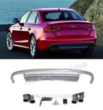 S4 Look Diffuser + Uitlaat sierstukken voor Audi A4 B8, Ophalen of Verzenden
