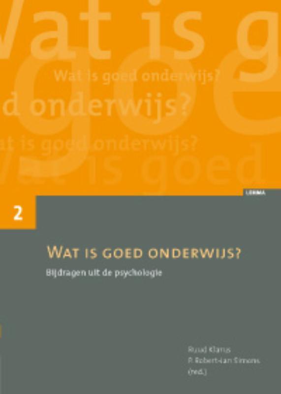 Wat is goed onderwijs? 2 9789059312050, Boeken, Studieboeken en Cursussen, Zo goed als nieuw, Verzenden
