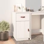 vidaXL Armoire de bureau Blanc 40x50x75 cm Bois massif, Verzenden, Neuf