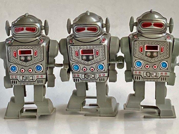 MTU - Speelgoed robot 3x Captain The Robots, Unboxed -, Antiek en Kunst, Antiek | Speelgoed