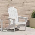 vidaXL Adirondack-stoel Wit 82 x 74 x 92 cm HDPE, Tuin en Terras, Verzenden, Nieuw