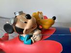 Mickey en Pluto in vliegtuig - 1 Figure - Disney, Nieuw