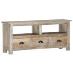 vidaXL Tv-meubel 110x30x50 cm massief mangohout, Huis en Inrichting, Kasten |Televisiemeubels, Verzenden, Nieuw