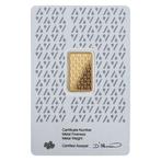 5 gram - Goud - .9999 Fine Gold Bar Acre Limited Edition, Postzegels en Munten