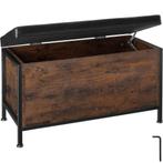 tectake Bank met opbergruimte Calico 81,5x41,5x50,5cm - Indu, Verzenden, Nieuw