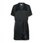 Zadig & Voltaire • zwarte satijnen jurk • XS, Kleding | Dames, Verzenden, Nieuw