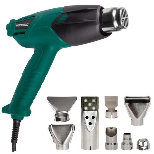 Heteluchtpistool 2000W - 3 temperatuurstanden | Incl. 8, Doe-het-zelf en Bouw, Gereedschap | Handgereedschap, Nieuw, Verzenden