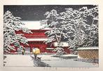 Zojoji Temple in Snow “ Yuki no Zojoji” - Kawase Hasui