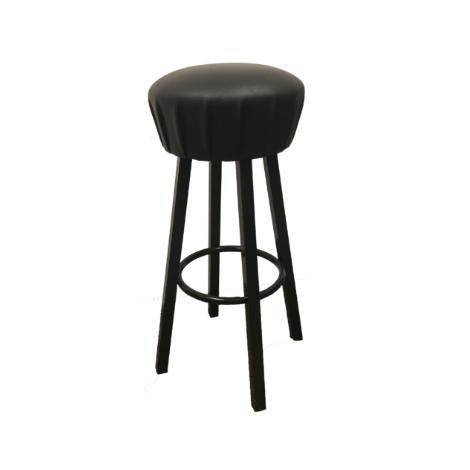 Barkruk Gezellig Zwart- Vintage/Café, Huis en Inrichting, Barkrukken, Ophalen