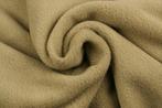 10 meter fleece stof - Taupe - 100% polyester, Hobby en Vrije tijd, 200 cm of meer, Nieuw, Polyester, 120 cm of meer