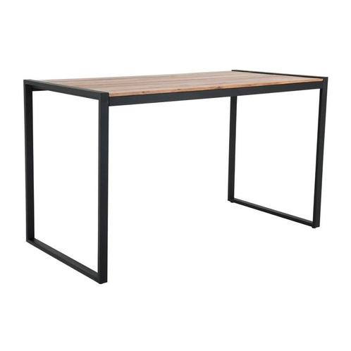 Statafel | Hout/Staal | Acaciahout Blad | Zwart Frame |, Zakelijke goederen, Horeca | Keukenapparatuur, Nieuw in verpakking, Verzenden