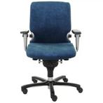 Haworth Comforto met nieuwe circulaire denim stof, Bureaukruk, Blauw, Ergonomisch, Zo goed als nieuw