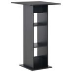 vidaXL Table de bar Noir 60x60x110 cm, Verzenden, Neuf