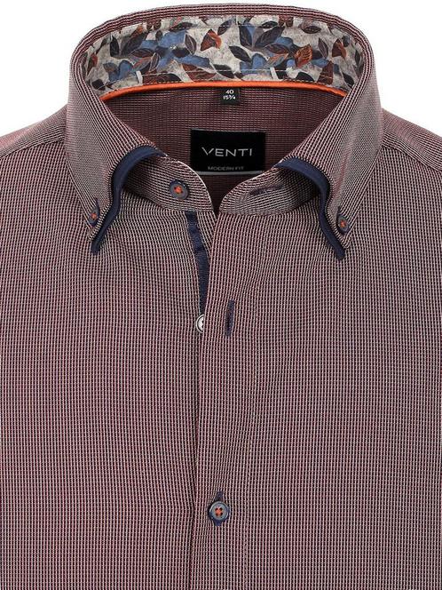 Bruin Overhemd Dubbele Bloemenkraag Non Iron Venti, Vêtements | Hommes, T-shirts, Envoi