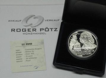 Nederland 50 Euro 1996 Constantin Huygens zilver polierte... beschikbaar voor biedingen