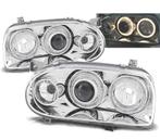 PHARES VOLKSWAGEN VW GOLF 3 91-97 ANGEL EYES CHROMÉ + CLIGNO, Auto-onderdelen, Verzenden, Nieuw