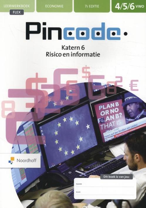 Pincode vwo katern 6 Risico en Informatie FLEX boek, Livres, Science, Envoi