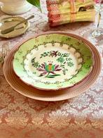 Roze en zilveren adamascado tafelkleed voor grote tafels,