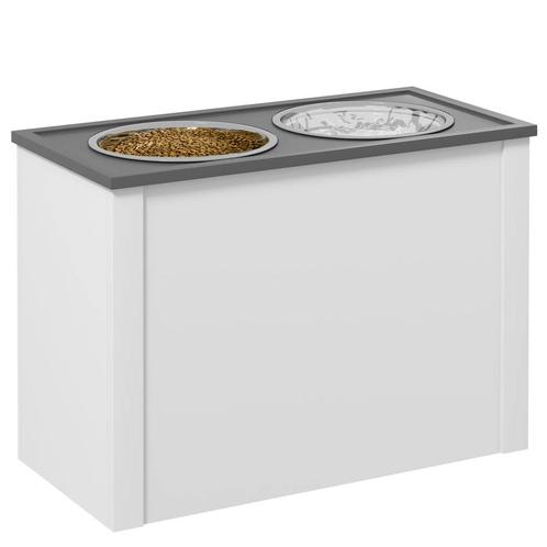 TRUUSK Hondenbak met Opbergruimte - Waterbak - Roestvrijstal, Dieren en Toebehoren, Honden-accessoires, Verzenden