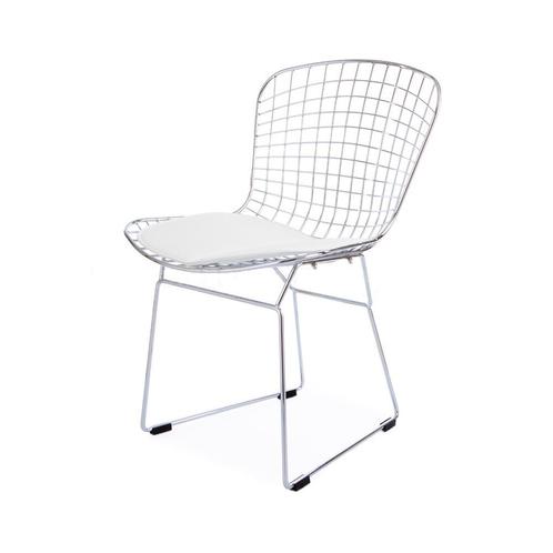 Eetkamerstoel Bertoia wit, Huis en Inrichting, Stoelen, Nieuw, Verzenden