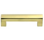 Meubelgreep Karé 96 mm messing gelakt, Doe-het-zelf en Bouw, Nieuw, Overige materialen, Klink of Kruk