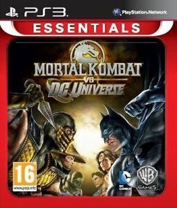 PlayStation 3 : Mortal Kombat Vs DC Universe Essentials, Consoles de jeu & Jeux vidéo, Jeux | Sony PlayStation 3, Envoi