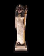 Replica van een oude Egyptenaar Steen standbeeld van