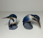 Beeldje - Set of 2 Porcelain Kingfishers Bing & Grøndahl