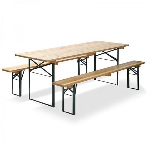 Ambisphere | Set Tafel 220x50cm en 2 banken, Jardin & Terrasse, Tonnelles