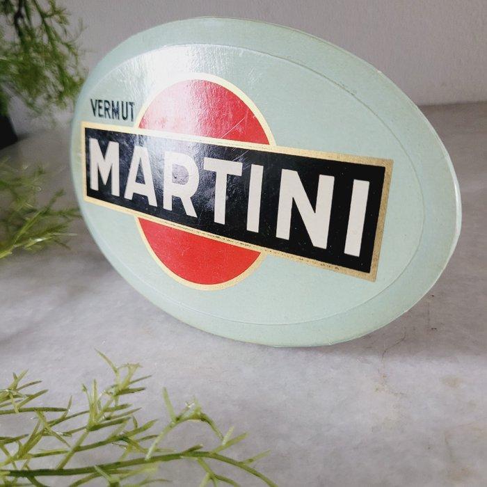 Zeldzame, Glacoïde Reclamebord, Martini Vermouth, 1950 -, Antiek en Kunst, Antiek | Wandborden en Tegels