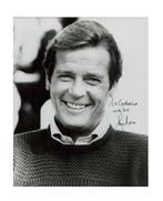 Sir Roger Moore (+) - The Saint: Simon Templar - Signed in